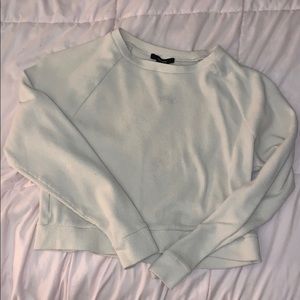 cropped long sleeve shirt